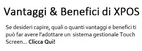 vantaggi e benefici del registratore di cassa touch