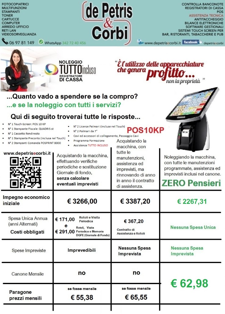 noleggio pos10kp