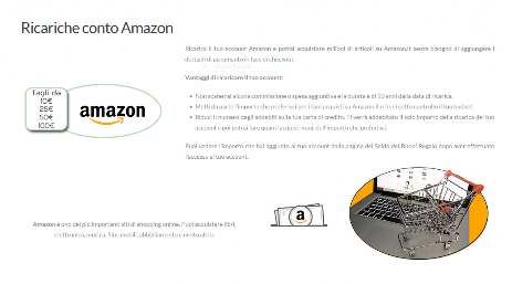 AMAZON RICARICA CONTO
