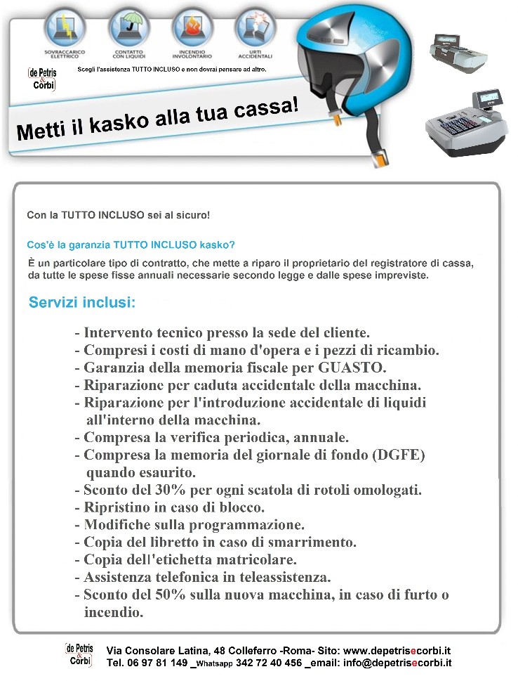 registratore di cassa a roma